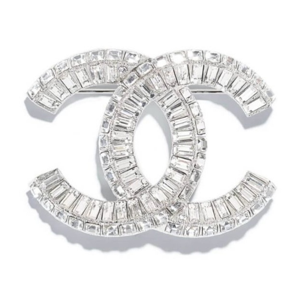 Authentic Chanel Crystal Brooch